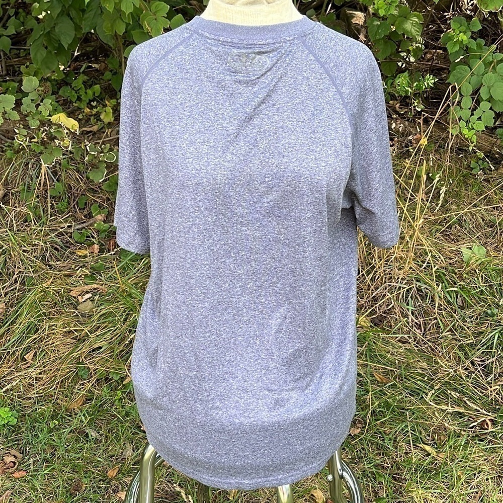 Under Armour short sleeve loose heat gear Heather gray men’s size large - Picture 2 of 8